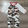 Baby Boys Holiday Reindeer Santa Christmas Camouflage Romper- AL Limited - Lil FashionAva 