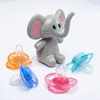 Elephant Pacifier Holder - Lil FashionAva 