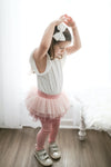Kids Tutu Leggings | Pink or Gray | Babies - Toddlers - Kids