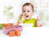 Silicone Baby Food Freezer Tray with Lid - Lil FashionAva 