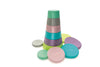 Stacking & Nesting Containers with Silicone Lids - 12 pieces - Lil FashionAva 